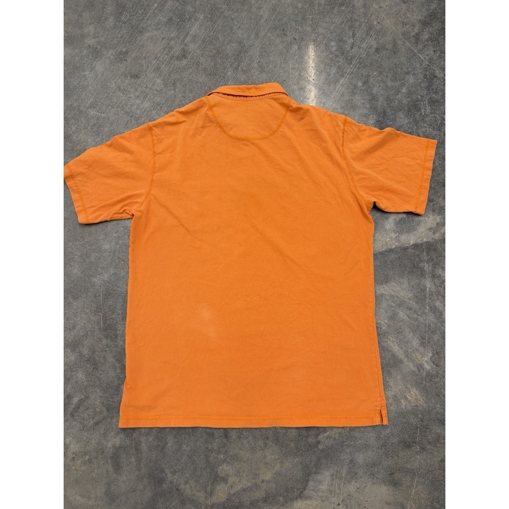 Woolrich Men's Orange Polo‎ Shirt XL 100% Cotton Short Sleeve With Pocket - Picture 8 of 8